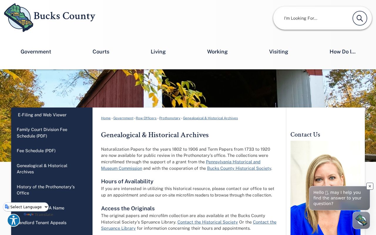 Buckingham Township city directory Bucks County historical archives