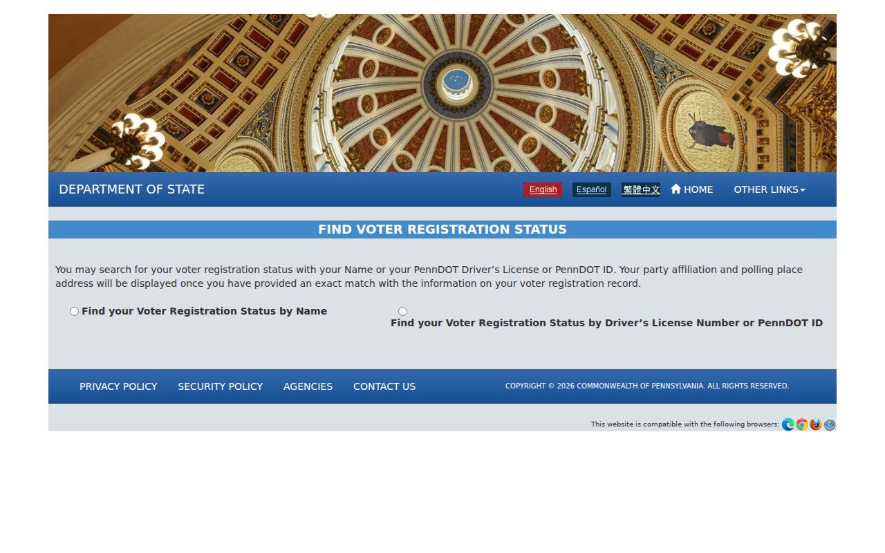 Buckingham Township residents directory Pennsylvania voter registration status search